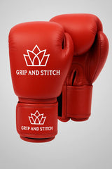 Premium Red Boxing Gloves for Training & Sparring