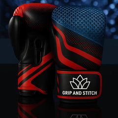 Black and Red Boxing Gloves β Pro Training, Kickboxing, Sparring & MMA Gloves with Wrist Support