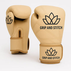 Light Brown Boxing Gloves – Classic Leather Edition